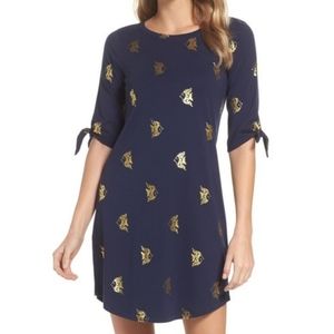 Lilly Pulitzer Preston navy blue dress - size M